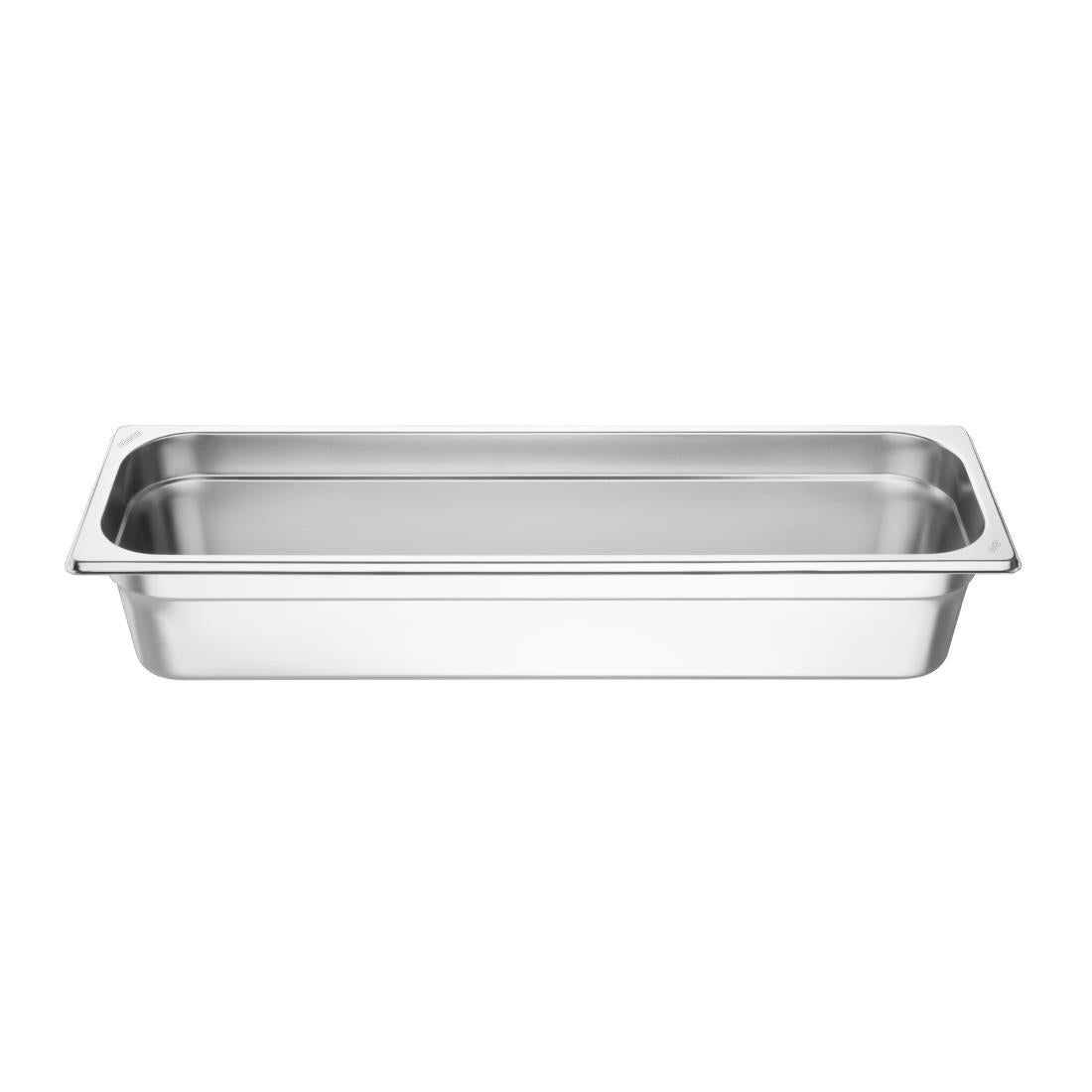FU263 Vogue Stainless Steel Gastronorm 2/4 Tray 100mm