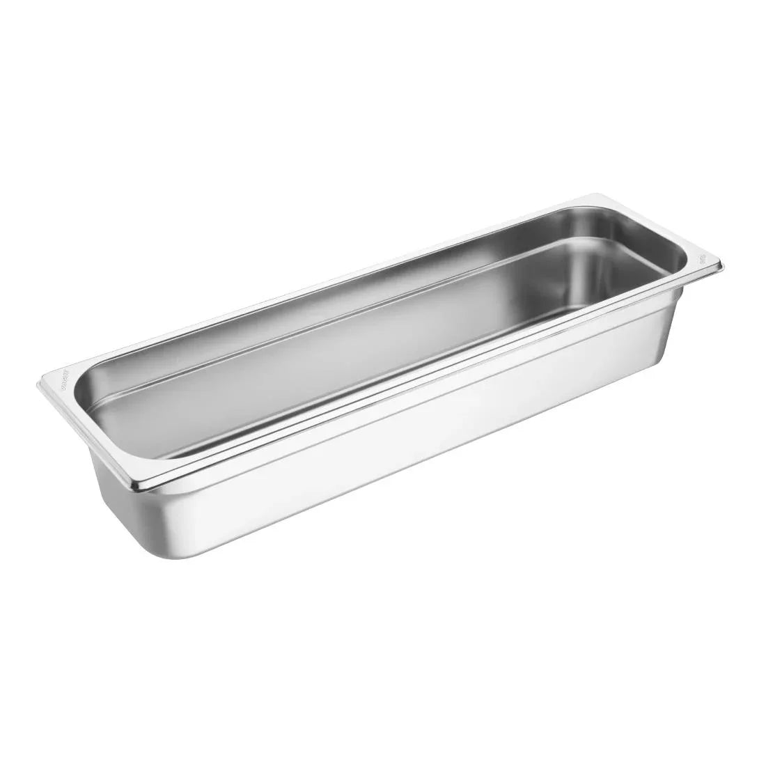 FU263 Vogue Stainless Steel Gastronorm 2/4 Tray 100mm - JD Catering Equipment Solutions Ltd