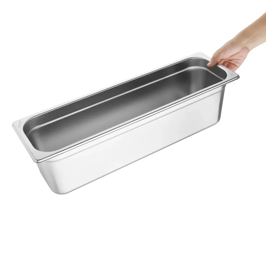 FU264 Vogue Stainless Steel Gastronorm 2/4 Tray 150mm - JD Catering Equipment Solutions Ltd