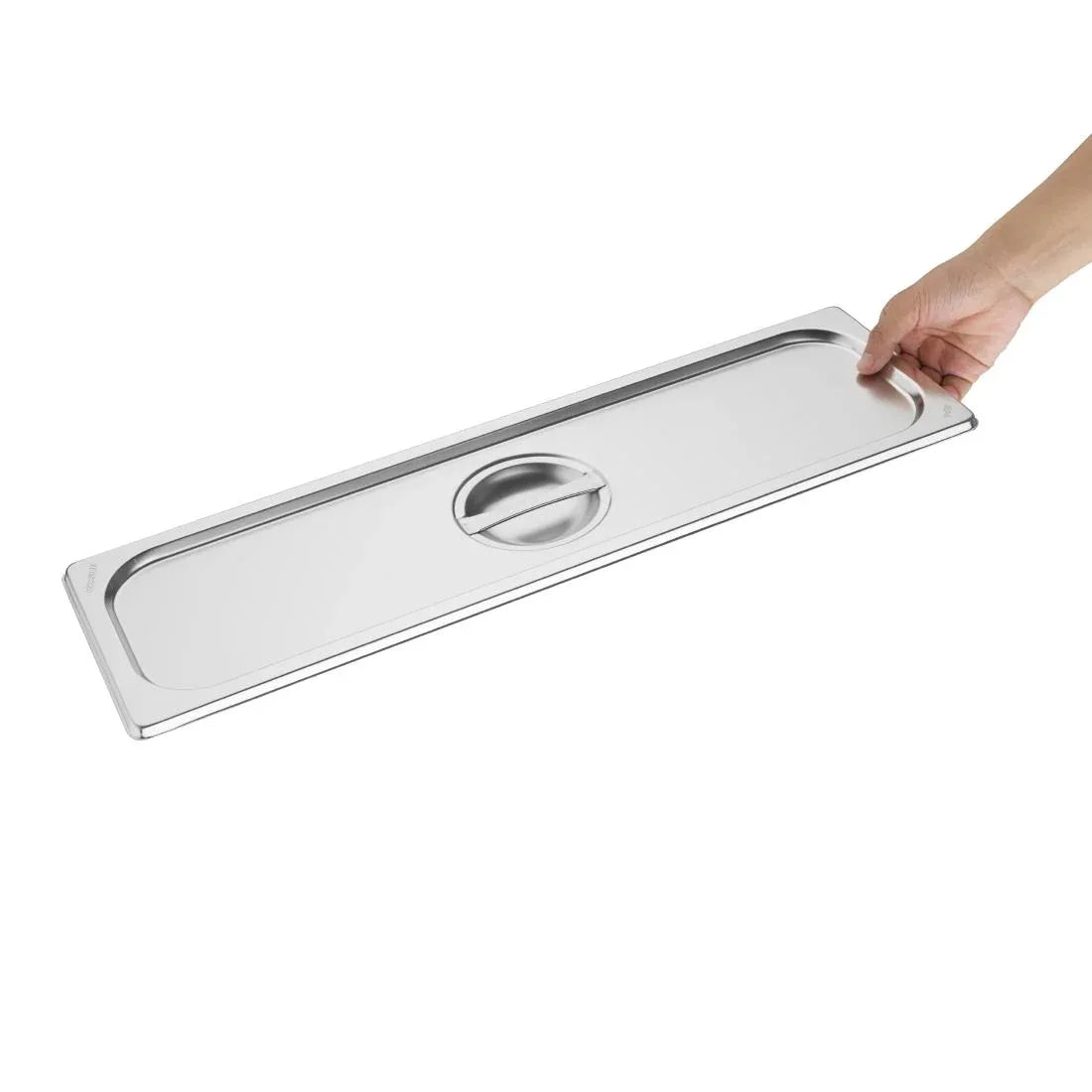 FU265 Vogue Stainless Steel Gastronorm 2/4 Lid - JD Catering Equipment Solutions Ltd