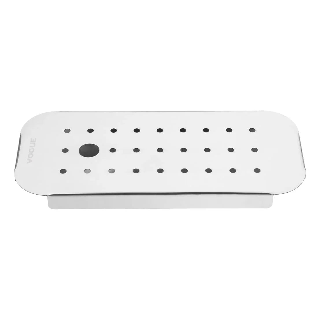 FU268 Vogue St/St GN Drainer Tray for GN 1/3 - JD Catering Equipment Solutions Ltd