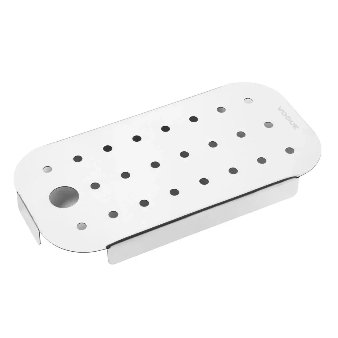 FU269 Vogue St/St GN Drainer Tray for GN 1/4 - JD Catering Equipment Solutions Ltd