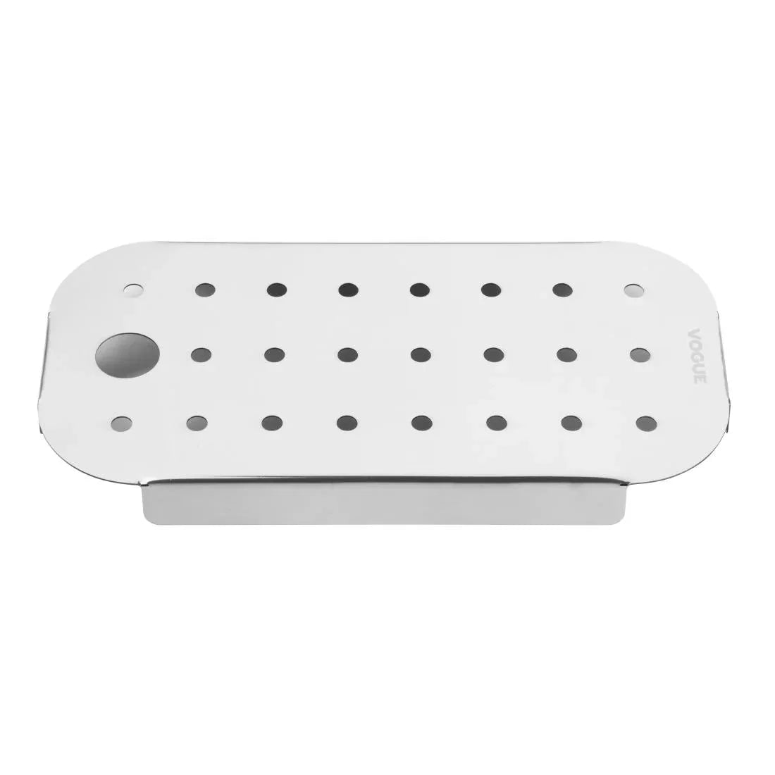 FU269 Vogue St/St GN Drainer Tray for GN 1/4 - JD Catering Equipment Solutions Ltd