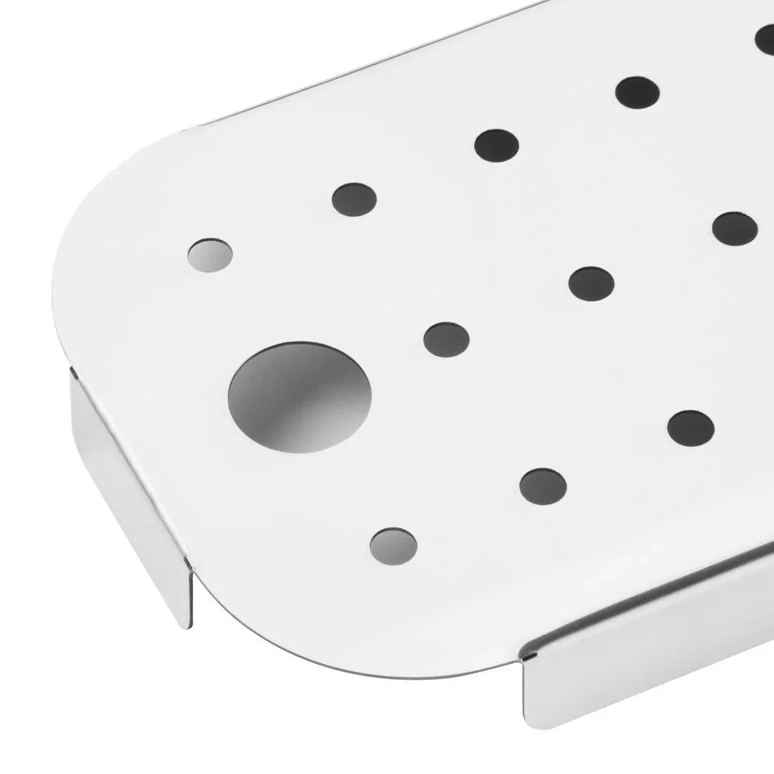 FU269 Vogue St/St GN Drainer Tray for GN 1/4 - JD Catering Equipment Solutions Ltd