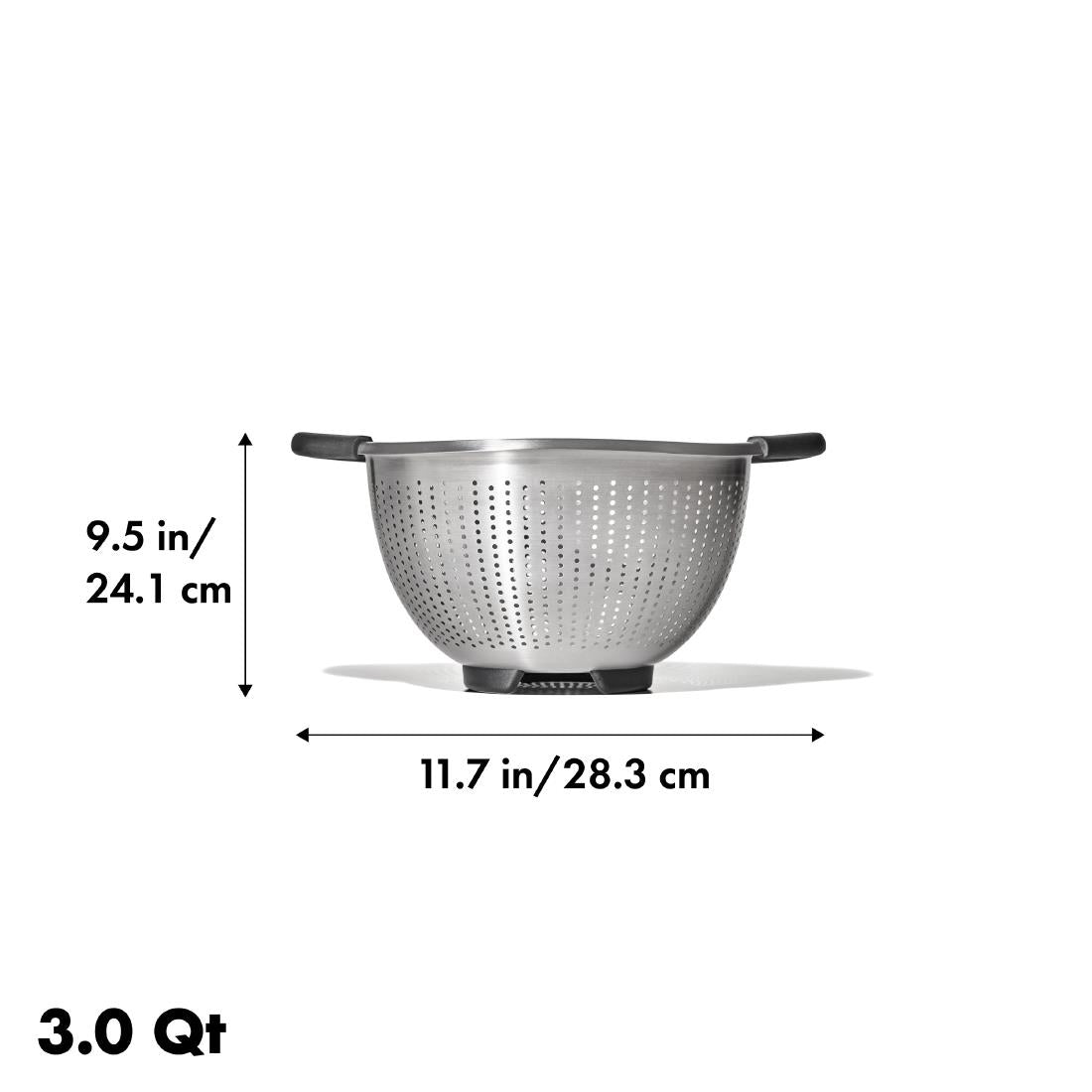 FU274 OXO Steel Colander 2.8Ltr