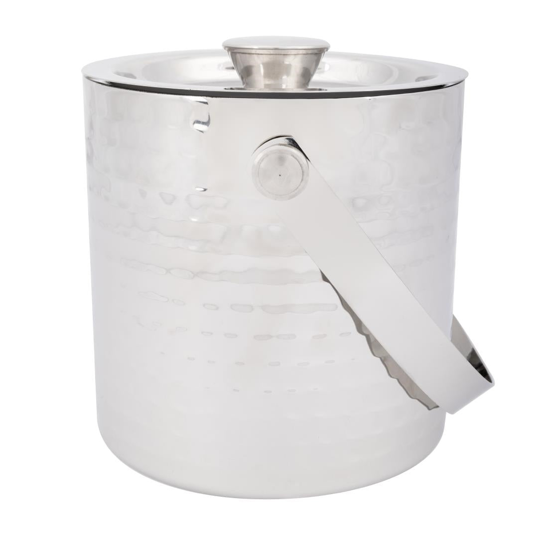 FU285 Olympia Hammered Double Wall Ice Bucket 1550ml