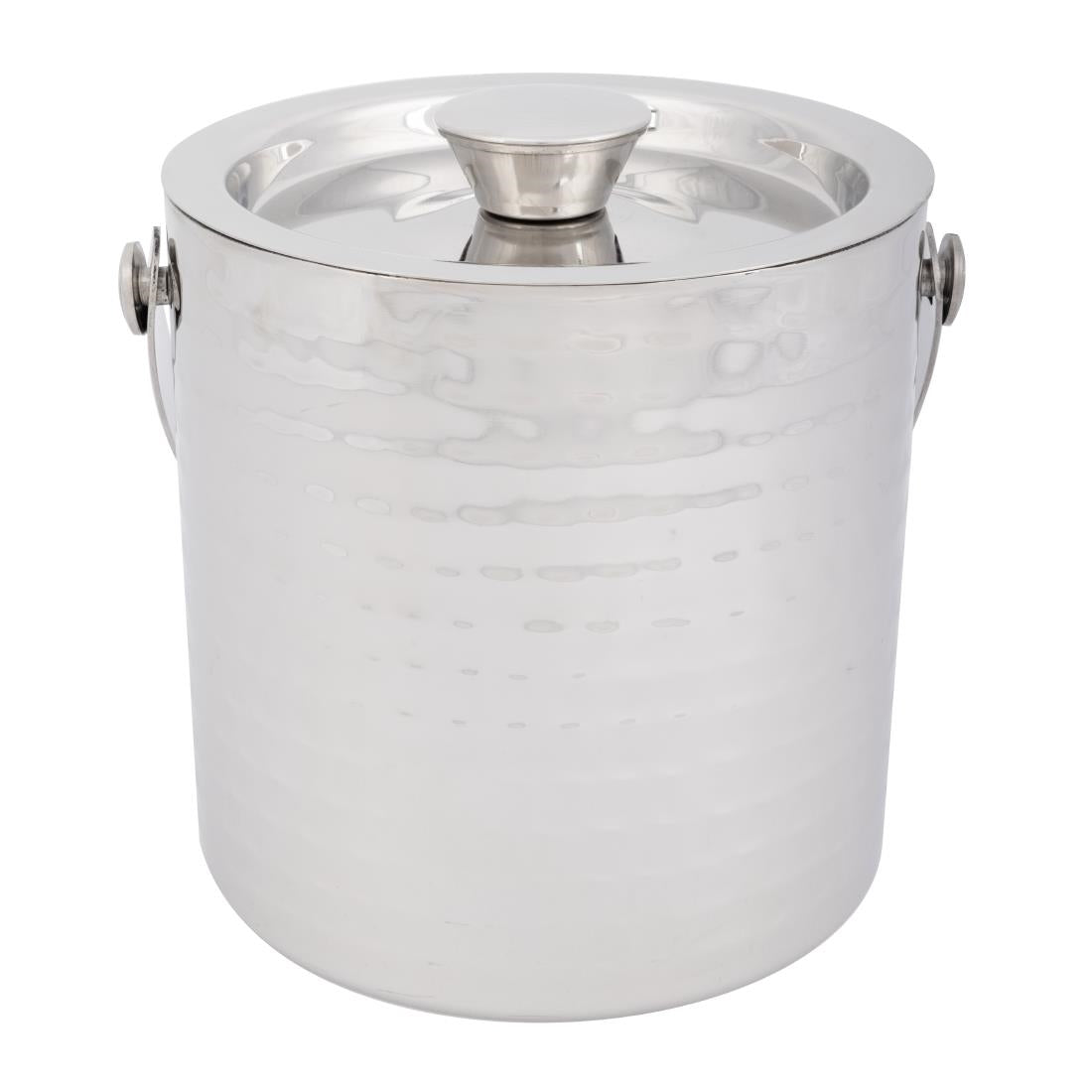 FU285 Olympia Hammered Double Wall Ice Bucket 1550ml