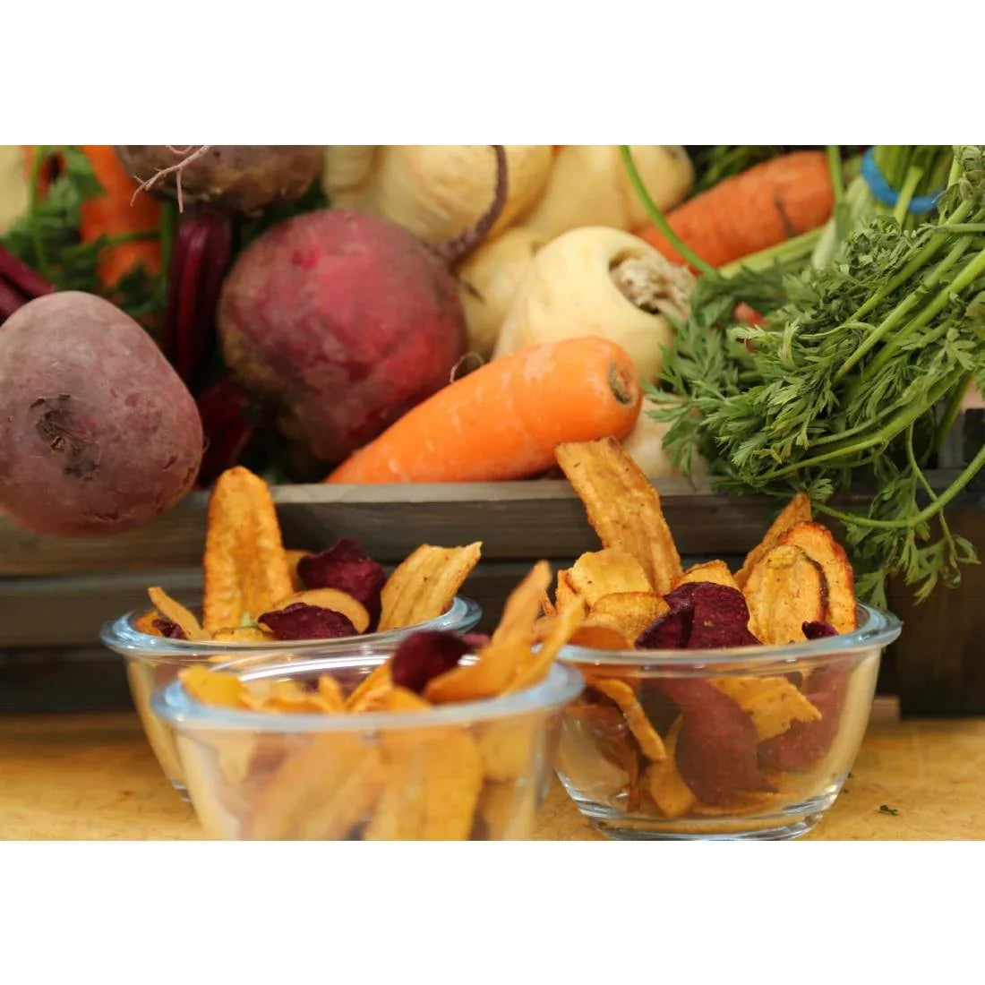 FU436 Brown Bag Crisps Lightly Salted Veggie Crisps 40g (Pack of 15) - JD Catering Equipment Solutions Ltd