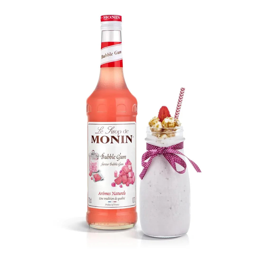 FU442 Monin Premium Bubble Gum Syrup 700ml - JD Catering Equipment Solutions Ltd