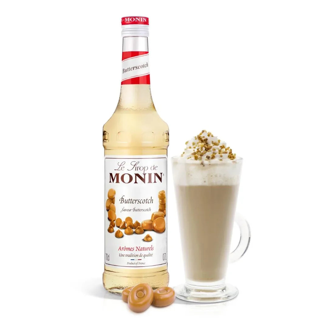 FU443 Monin Premium Butterscotch Syrup 700ml - JD Catering Equipment Solutions Ltd