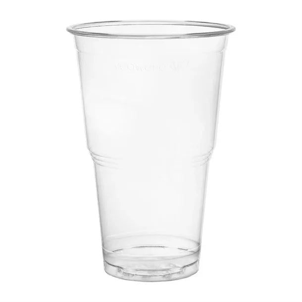 FU456 Vegware PLA Pint to Brim Cup UKCA/UKNI/CE-marked 96-Series (Pack of 1000) - JD Catering Equipment Solutions Ltd