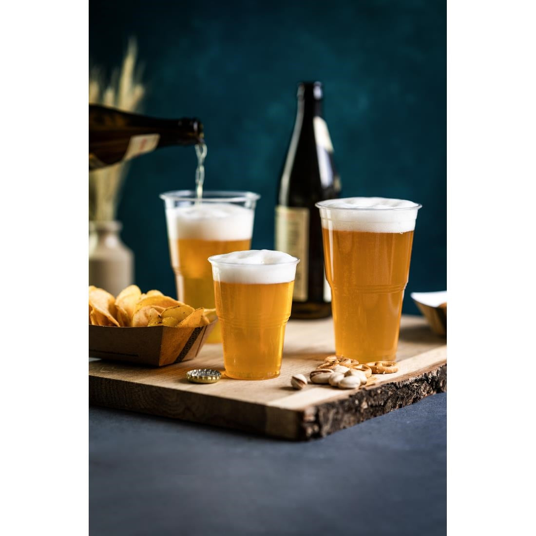 FU457 Vegware PLA Half Pint to Brim Cup UKCA/UKNI/CE-marked (Pack of 2100)