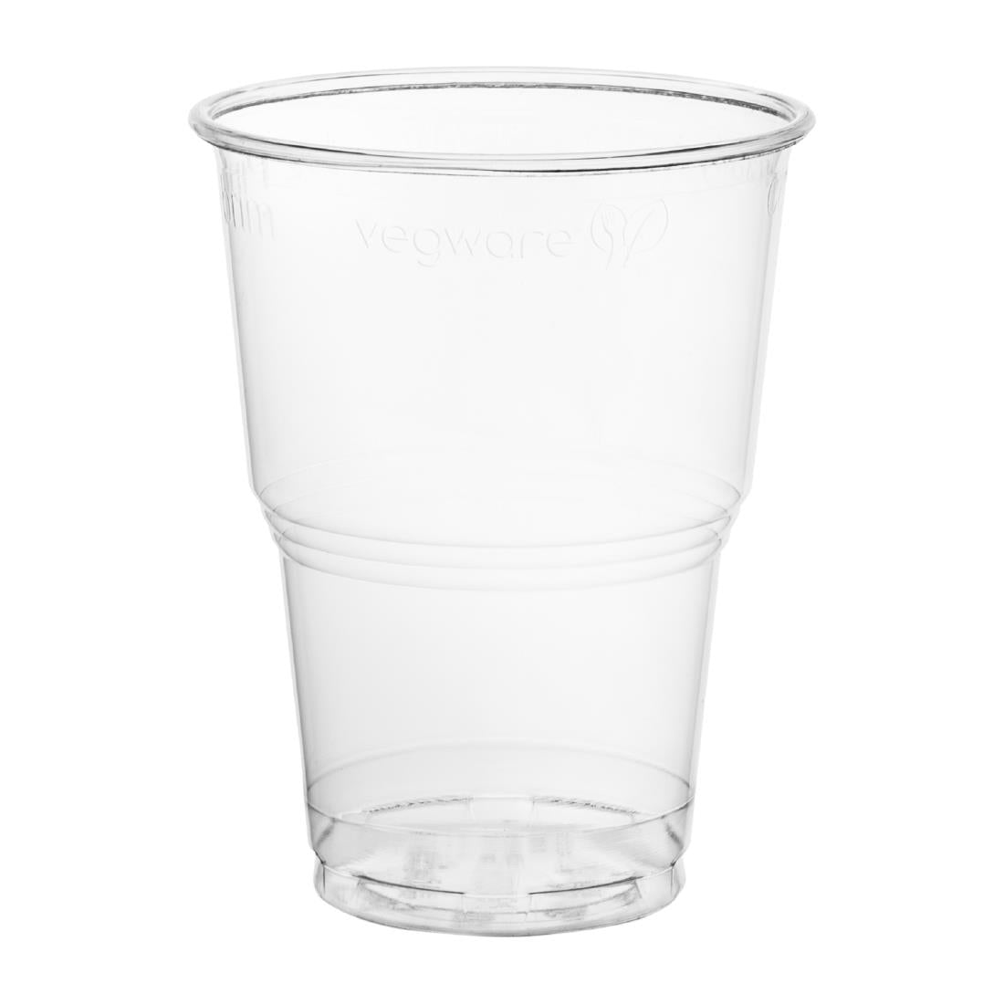FU457 Vegware PLA Half Pint to Brim Cup UKCA/UKNI/CE-marked (Pack of 2100)