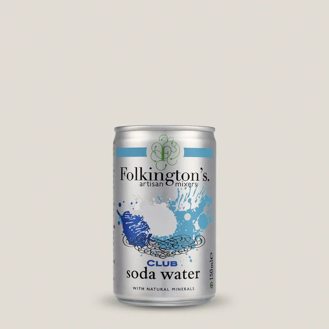 FU475 Folkington's Club Soda Can 150ml (Pack of 24) - JD Catering Equipment Solutions Ltd