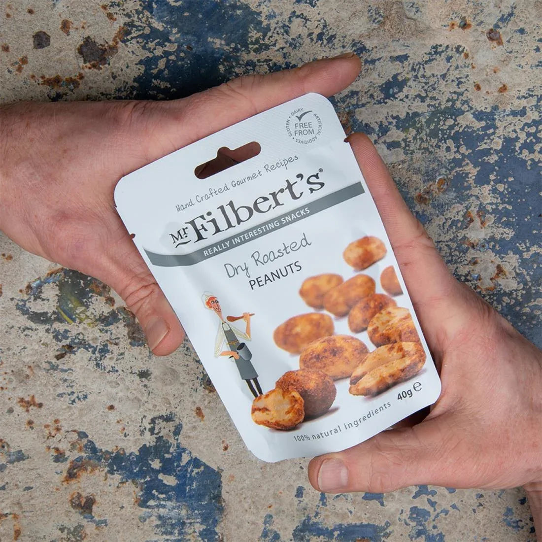 FU477 Mr Filbert's Dry Roasted Peanuts 40g (Pack of 20) - JD Catering Equipment Solutions Ltd