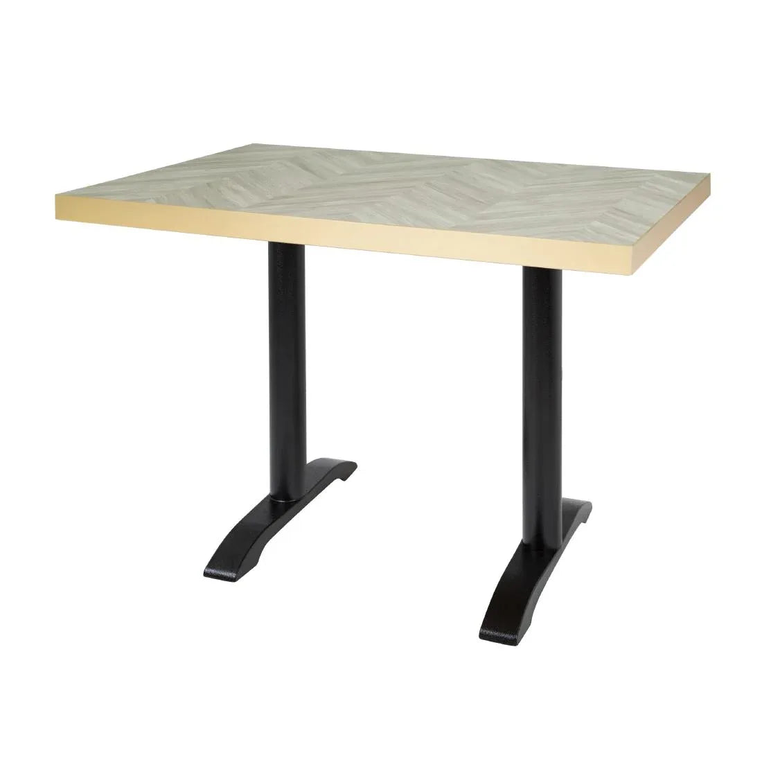FU513 Bolero Rectangular Table Top Chevron Design 1100mm x 700mm - JD Catering Equipment Solutions Ltd