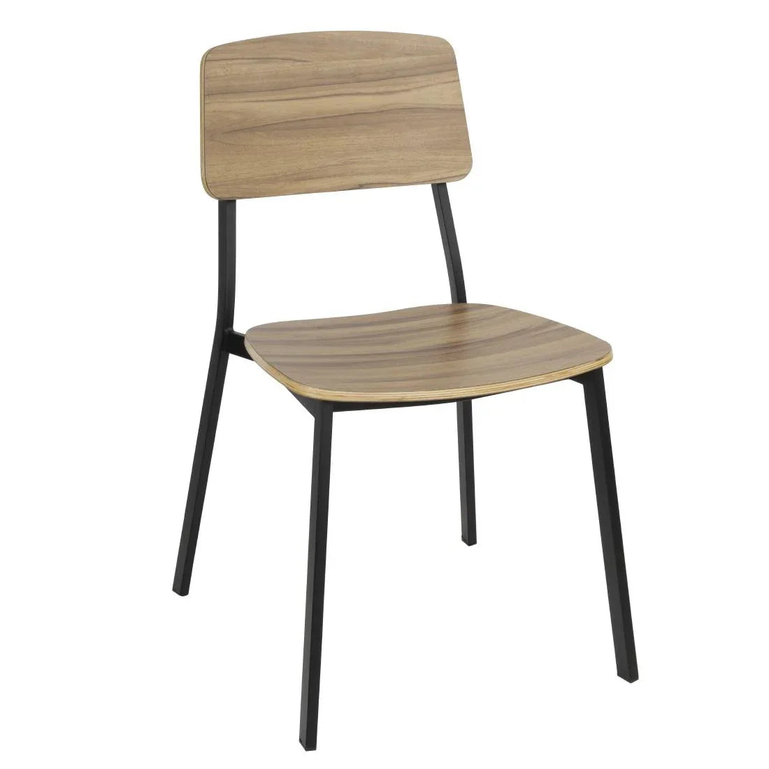FU524 Bolero Beaufort Wooden Interior Dining Chairs (Pack of 2) - JD Catering Equipment Solutions Ltd