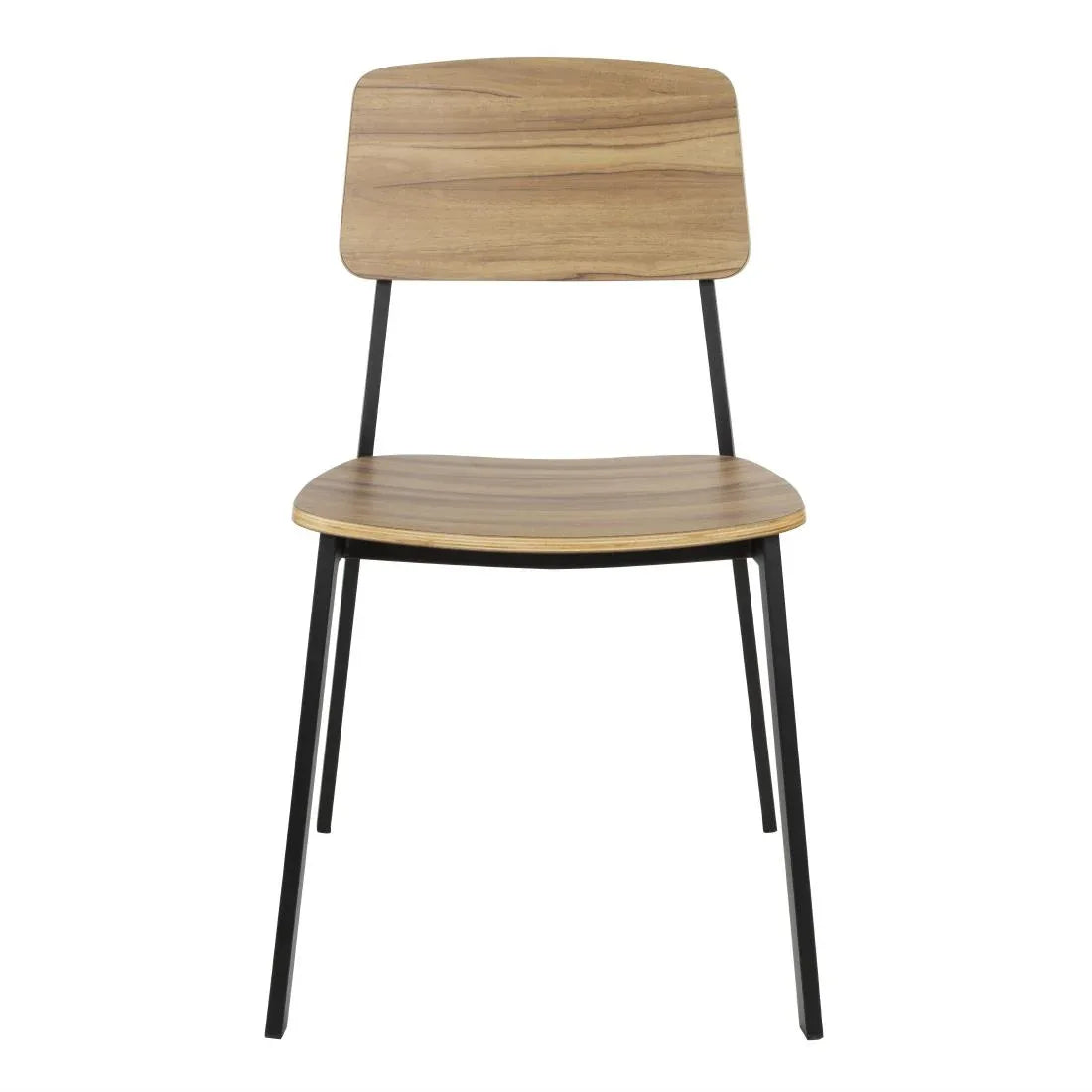 FU524 Bolero Beaufort Wooden Interior Dining Chairs (Pack of 2) - JD Catering Equipment Solutions Ltd