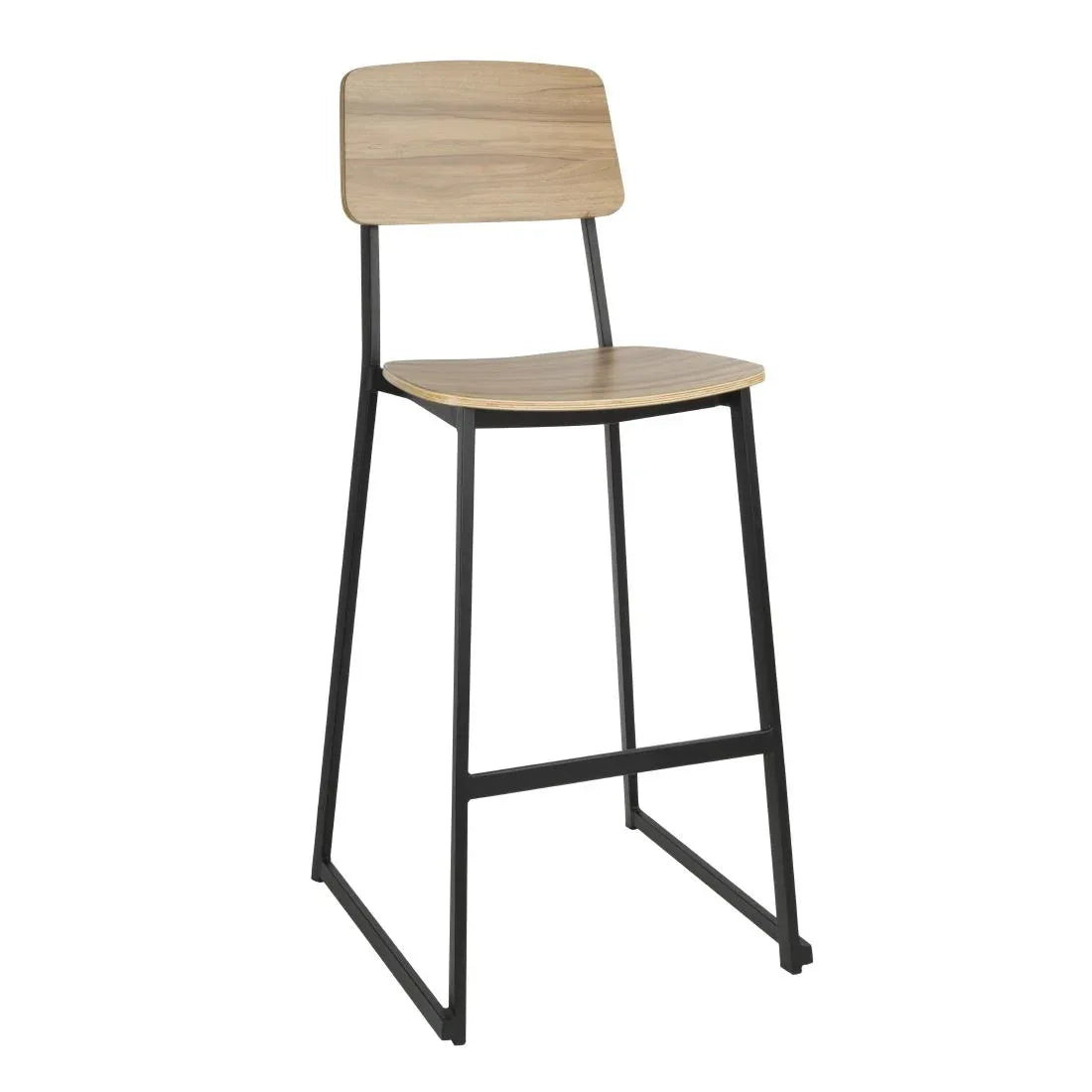 FU525 Bolero Beaufort Wooden Interior High Stools (Pack of 2) - JD Catering Equipment Solutions Ltd