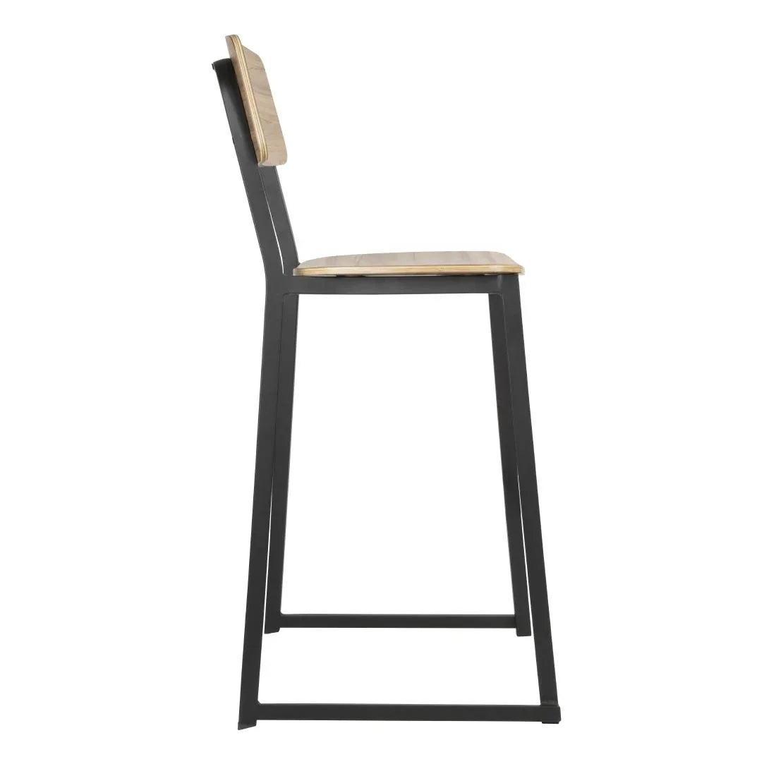 FU525 Bolero Beaufort Wooden Interior High Stools (Pack of 2) - JD Catering Equipment Solutions Ltd