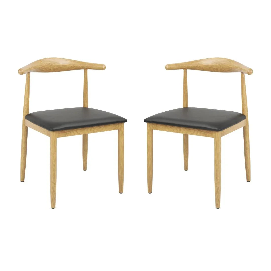 FU529 Bolero Camden Padded Interior Chairs (Pack of 2)