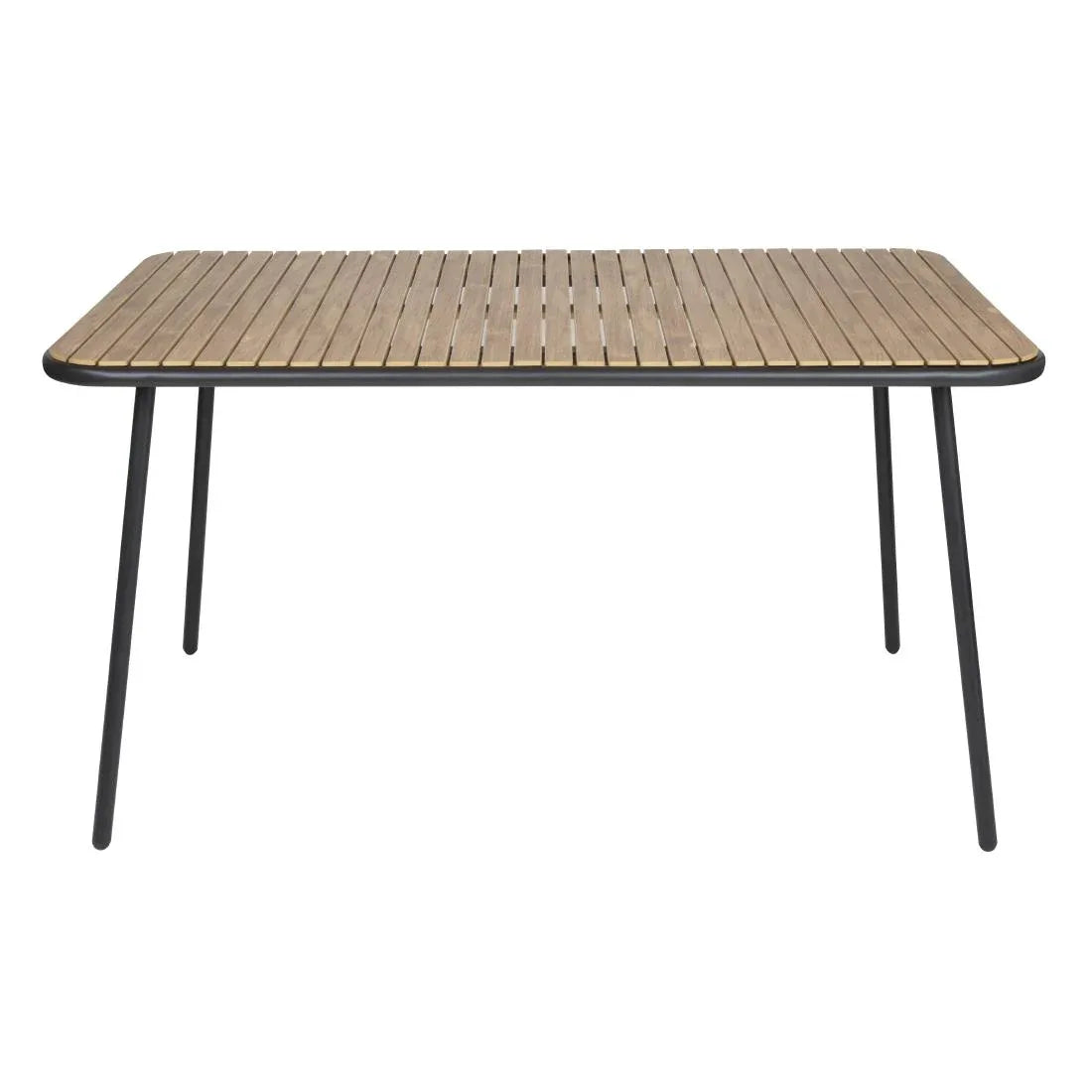FU536 Bolero Santorini Rectangular Table Wood Effect 1400mm