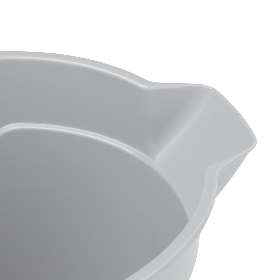 FU589 Jantex Grey Graduated Bucket with Pouring Lip 14ltr