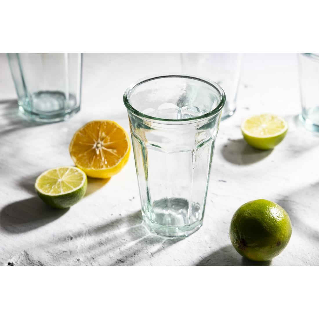 FU594 Olympia Recycled Glass Orleans Tumblers 275ml (Pack of 6)