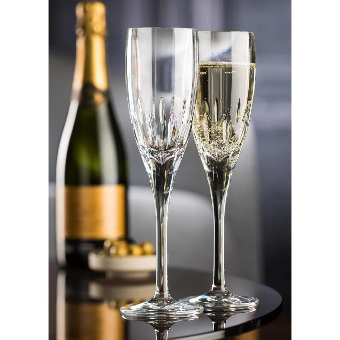 FU612 Utopia Lucent Ascot Flutes 260ml (Pack of 6) - JD Catering Equipment Solutions Ltd