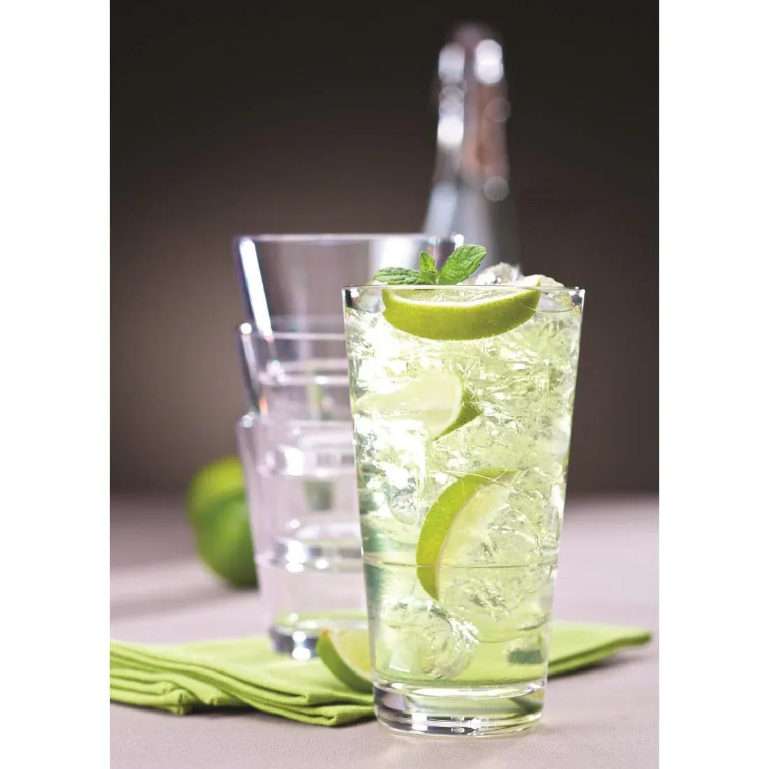 FU622 Utopia Venture Stacking Pint Glasses 570ml CA Stamped (Pack of 12) - JD Catering Equipment Solutions Ltd