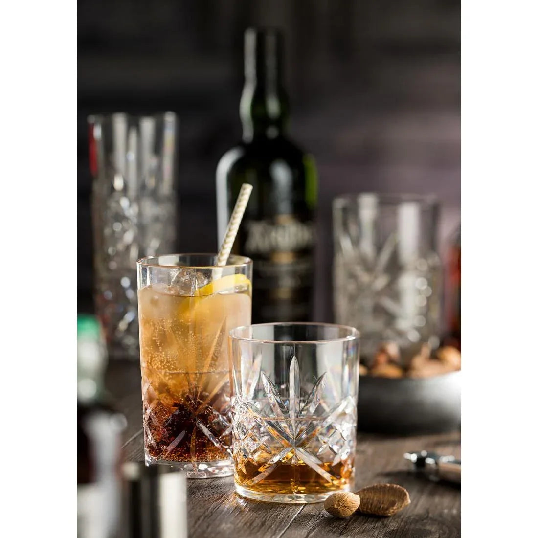 FU638 Utopia Symphony Stacking Double Old Fashioned Glasses 320ml (Pack of 12) - JD Catering Equipment Solutions Ltd