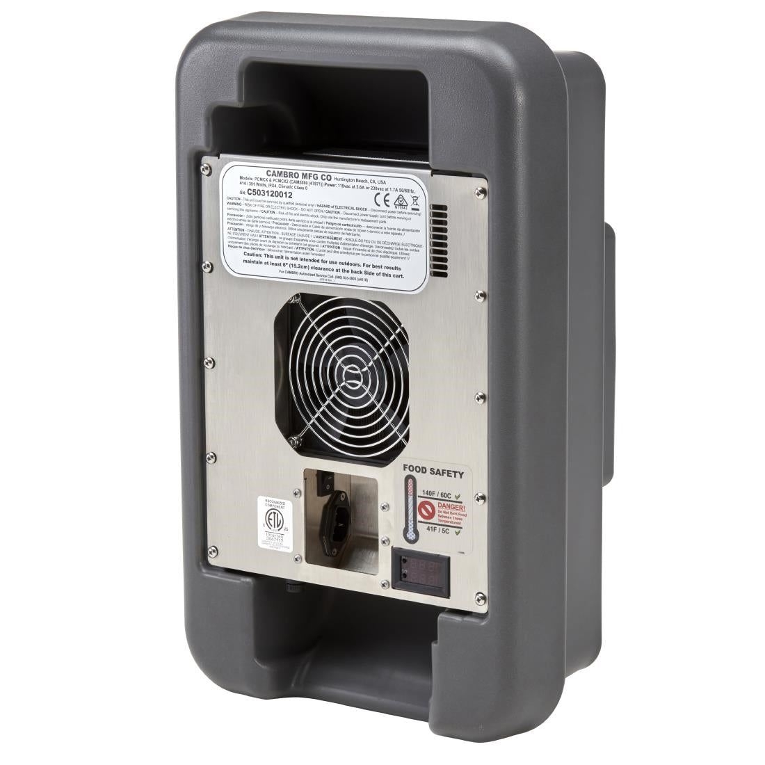 Cambro Ultra Pro Cart Cooling Module Black