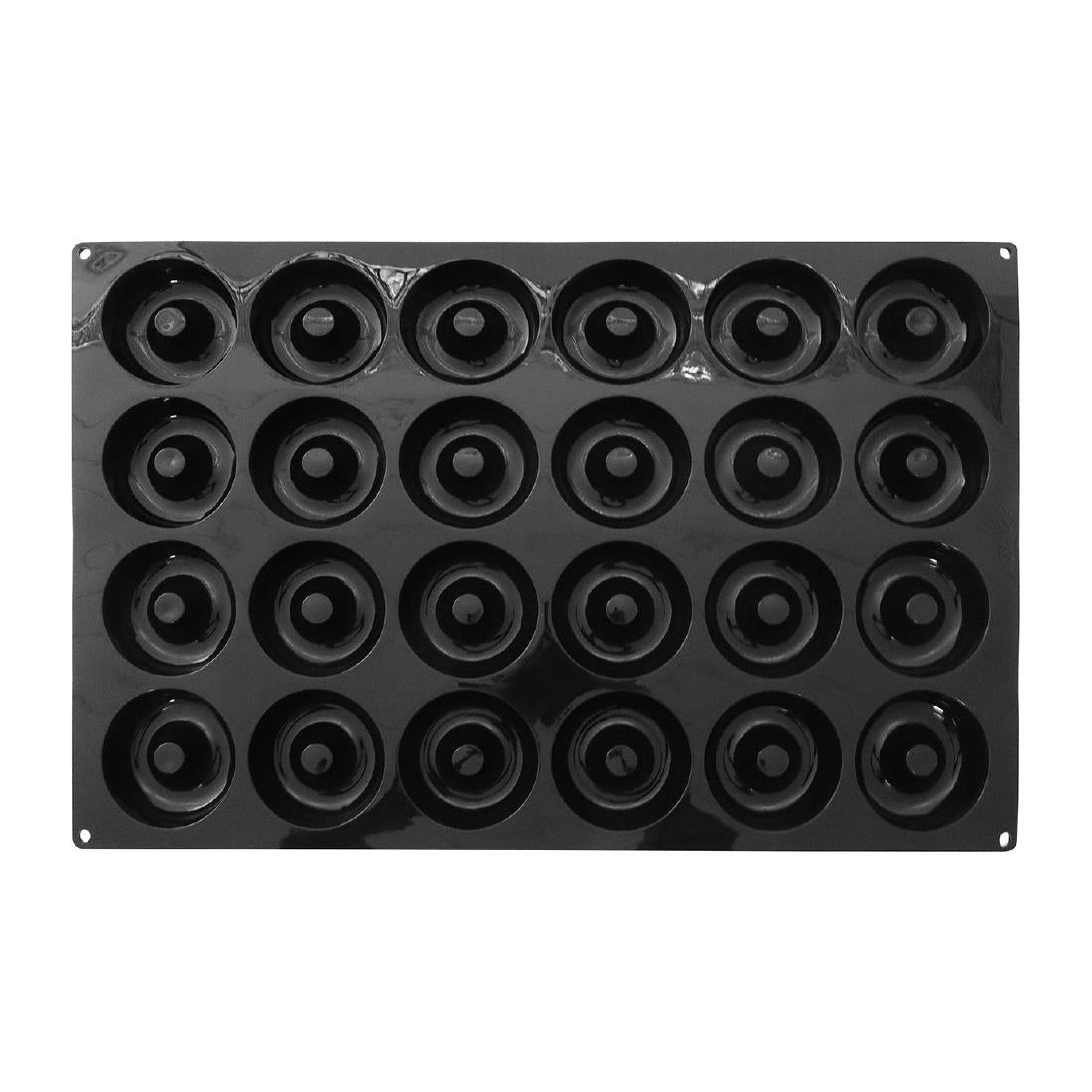 FU715 Schneider Silicone 24 Donut Mould 400x600mm