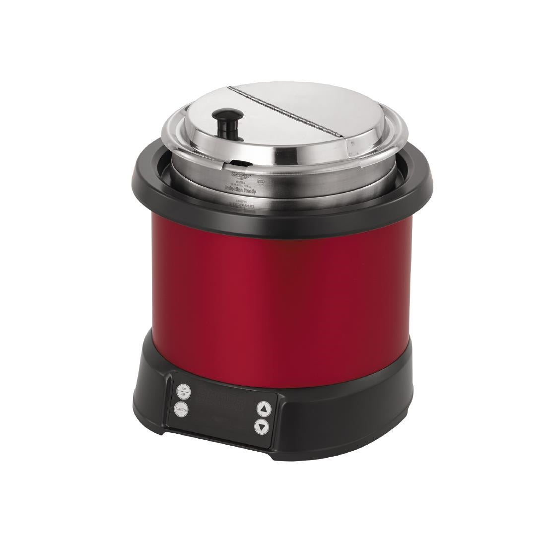 FU777 Vollrath Mirage Countertop Induction Soup Kettle Red 74110340