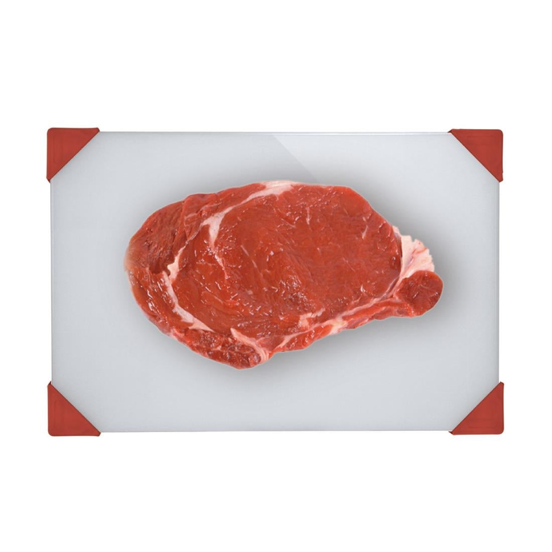 FU794 Araven Cut Board 404x304x24mm Red