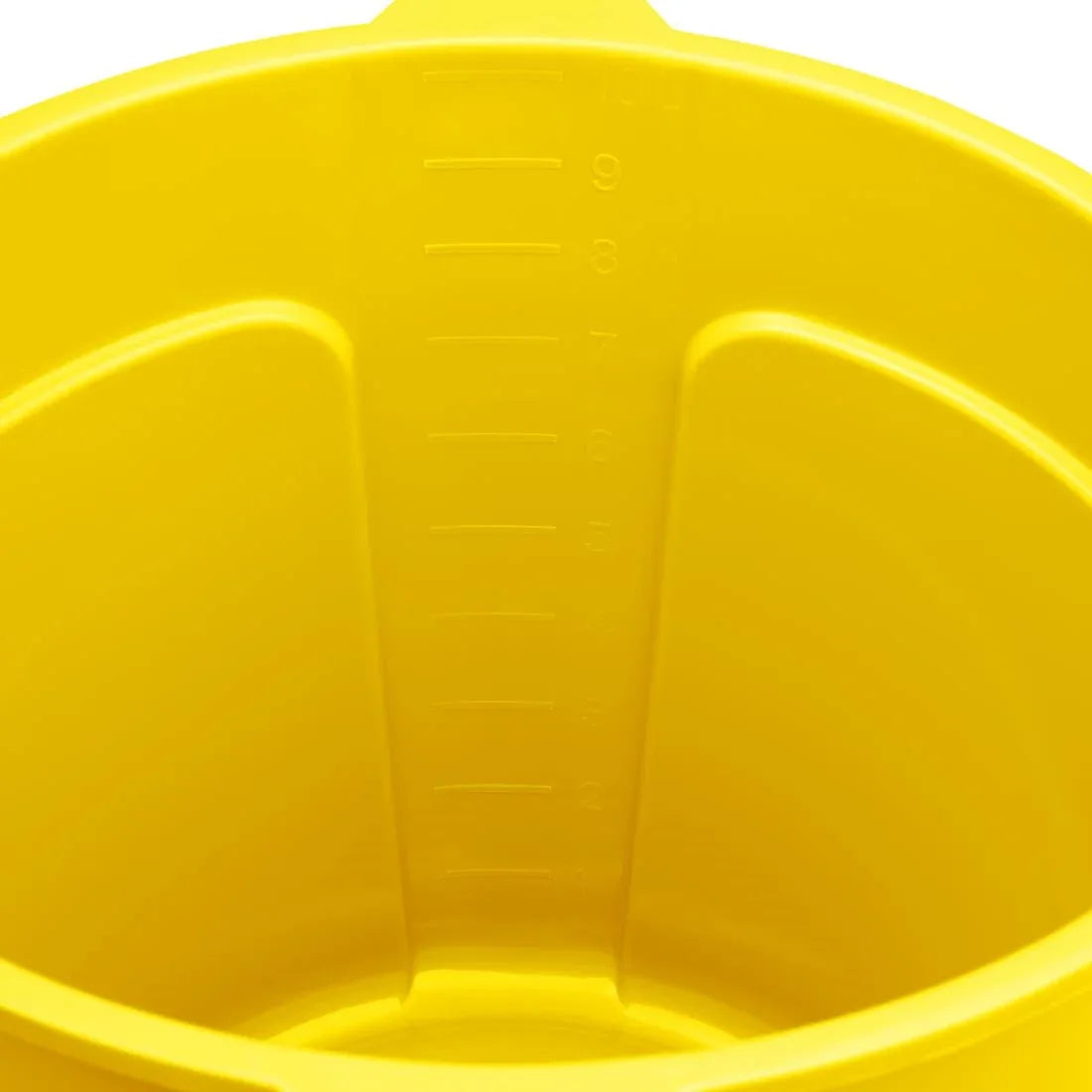 FU834 Jantex Yellow Graduated Bucket with Pouring Lip 10ltr