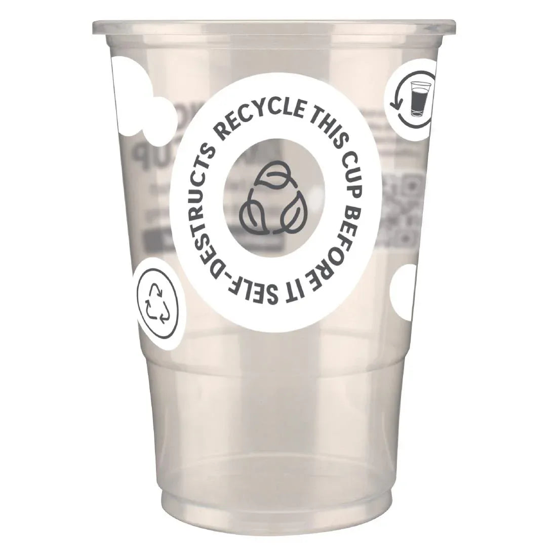 FU893 eGreen Printed TWOinONE Flexy Half-pint Glass CE Marked to Brim (Pack of of 1000) - JD Catering Equipment Solutions Ltd
