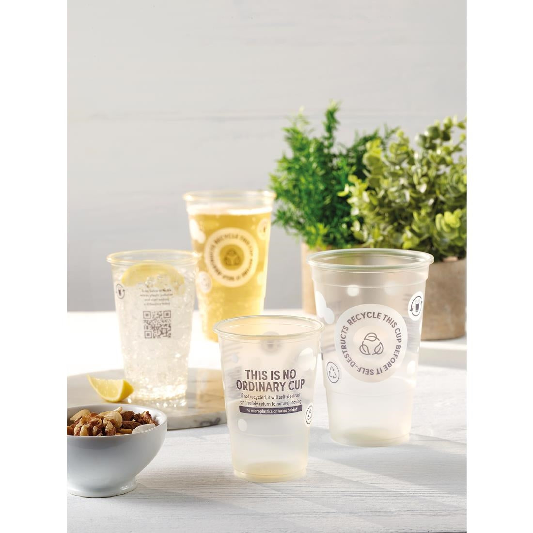 FU895 eGreen Printed TWOinONE Flexy Pint Glass CE Marked to Brim (Pack of of 1000)