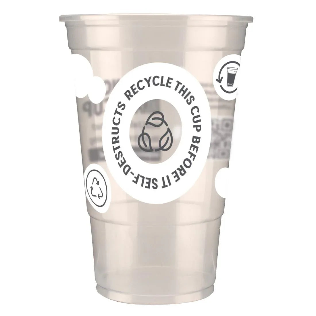 FU895 eGreen Printed TWOinONE Flexy Pint Glass CE Marked to Brim (Pack of of 1000) - JD Catering Equipment Solutions Ltd