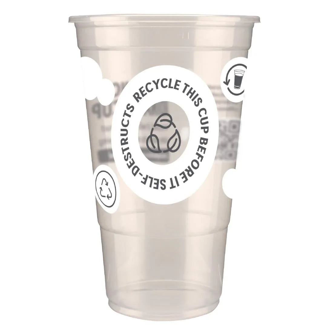 FU896 eGreen Printed TWOinONE Flexy Pint Glass CE Marked to Line (Pack of of 1000) - JD Catering Equipment Solutions Ltd