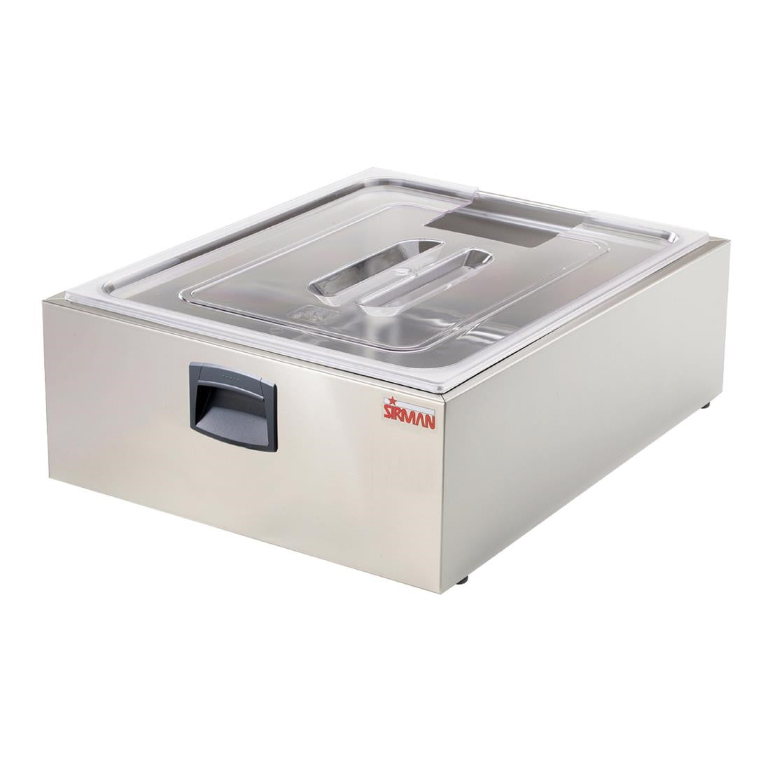 FU918 Sirman 2/1 GN Stainless Steel Tray with Lid 69062500