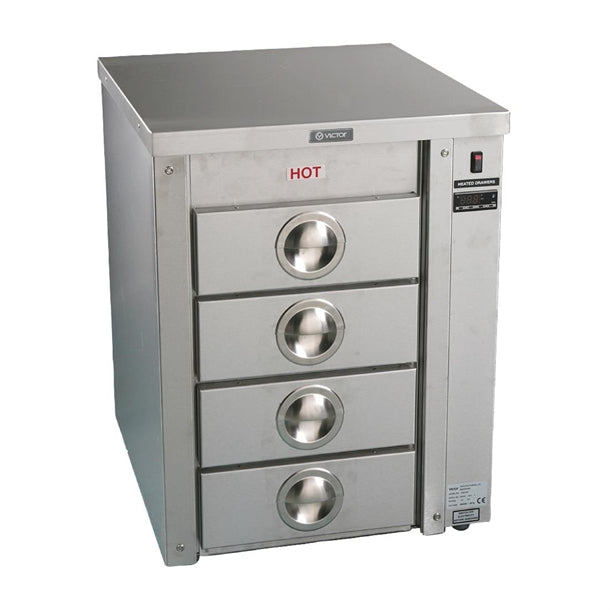 FU932 Victor Four Drawer Slide Under Heated Drawers HD61