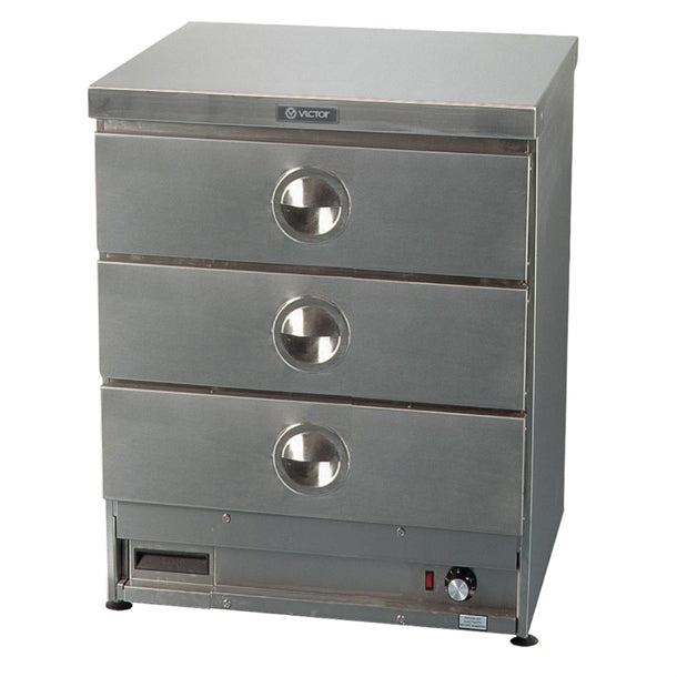 FU933 Victor Three Drawer Slide Under Heated Drawers HD60RU