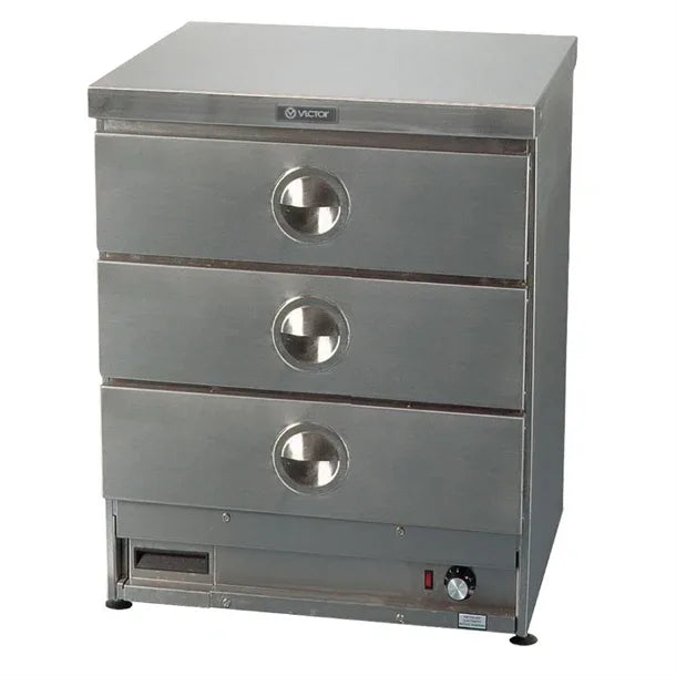 FU933 Victor Three Drawer Slide Under Heated Drawers HD60RU