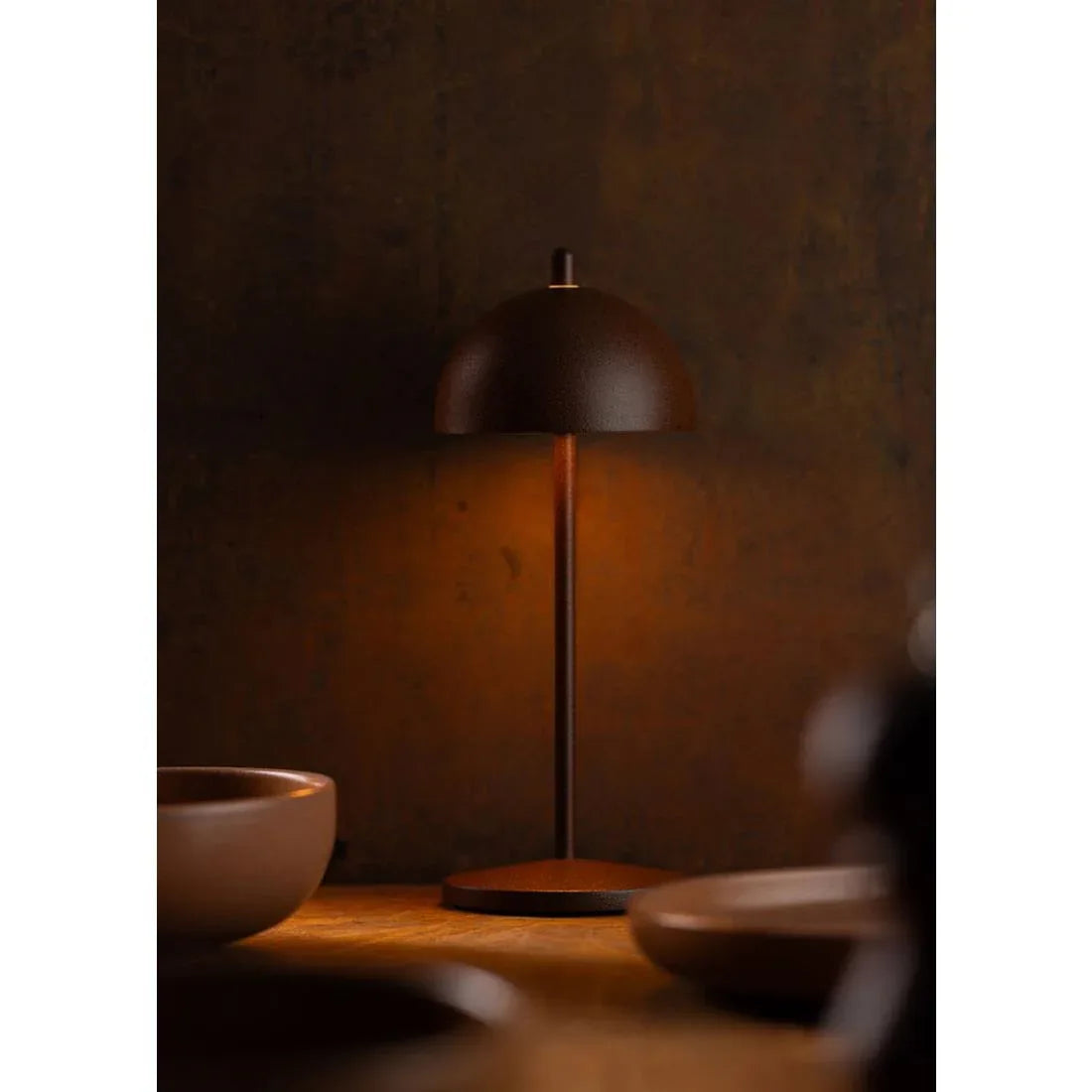 FU976 Utopia Antigua LED Cordless Lamp 300mm Corten (Pack of 6) - JD Catering Equipment Solutions Ltd