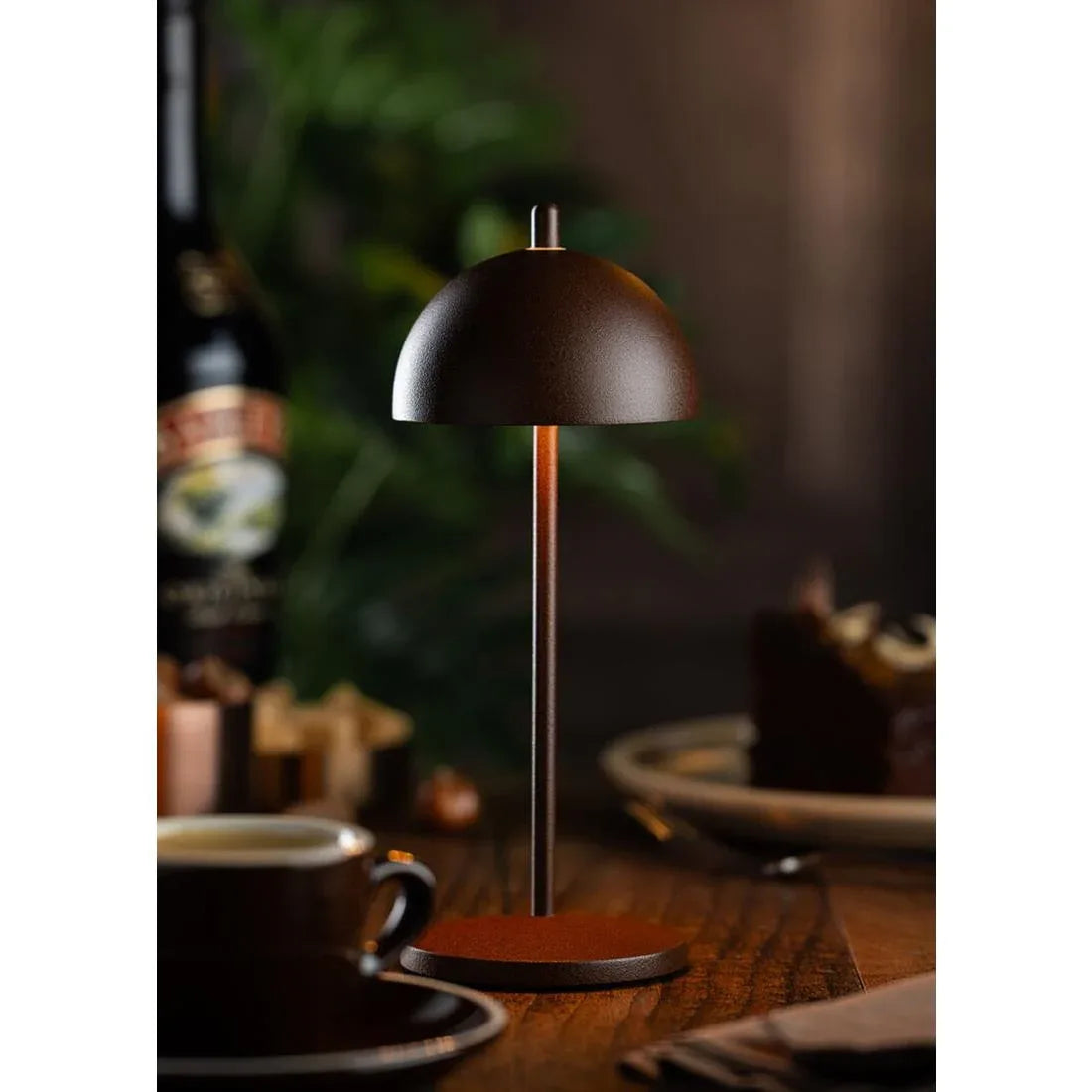 FU978 Utopia Antigua Micro LED Cordless Lamp 200mm Corten (Pack of 6) - JD Catering Equipment Solutions Ltd