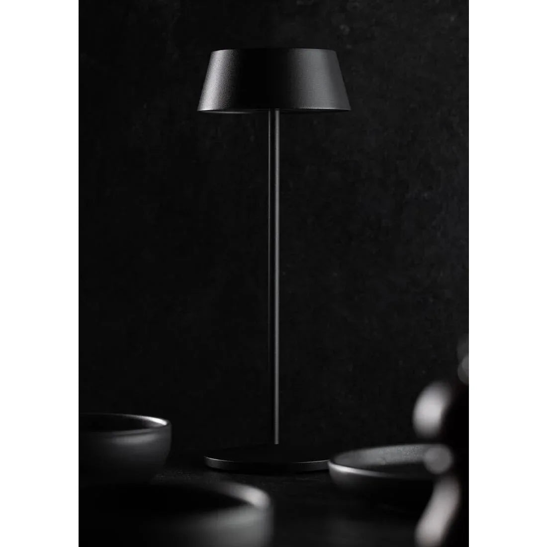 FU979 Utopia Martinique LED Cordless Lamp 300mm Black (Pack of 6) - JD Catering Equipment Solutions Ltd
