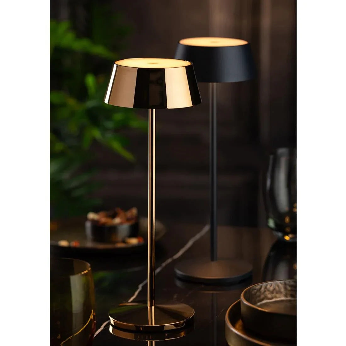 FU982 Utopia Martinique LED Cordless Lamp 300mm Copper (Pack of 6) - JD Catering Equipment Solutions Ltd