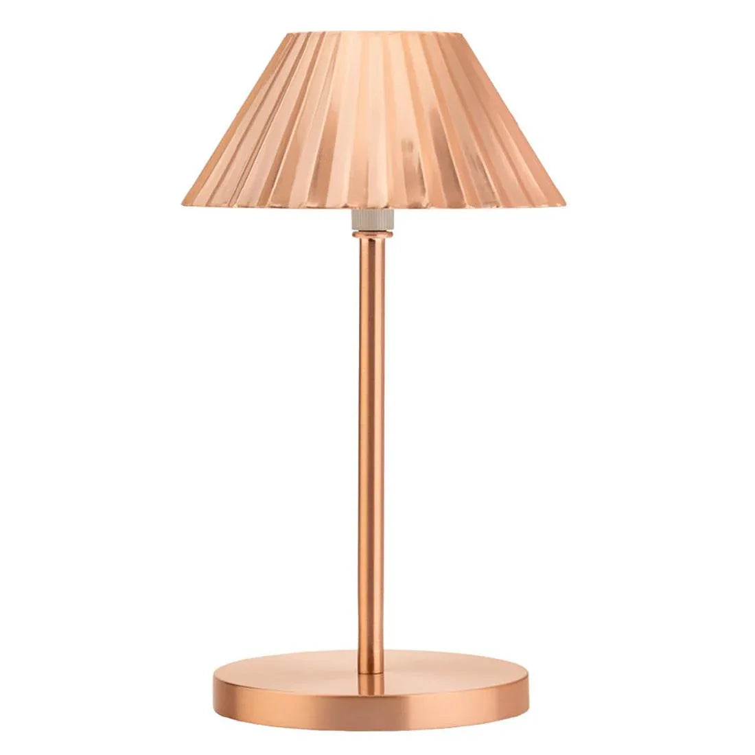 FU995 Utopia Aruba LED Cordless Lamp 230mm Brushed Copper (Pack of 6) - JD Catering Equipment Solutions Ltd