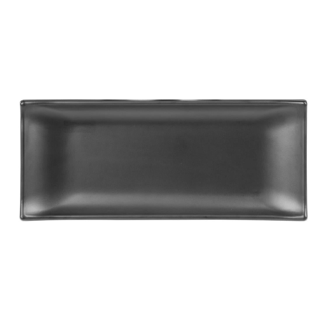 FW779 Olympia Kristallon Fusion Melamine Rectangular Plates Large 263mm (Pack of 4)